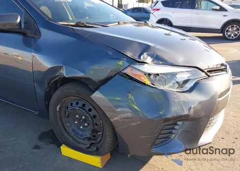 2016 Toyota Corolla Le из США, поврежденный, VIN 5YFBURHE3GP500865